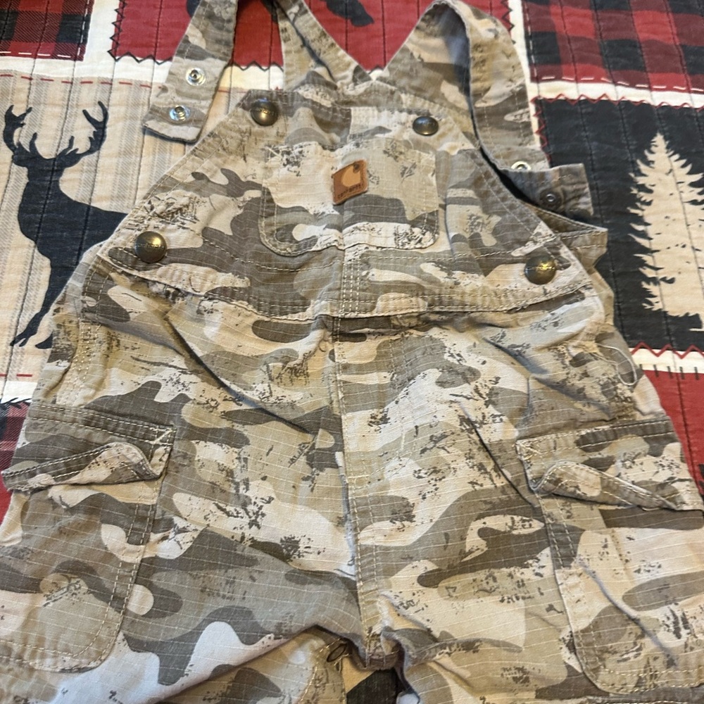 Kids Camouflage Overalls
